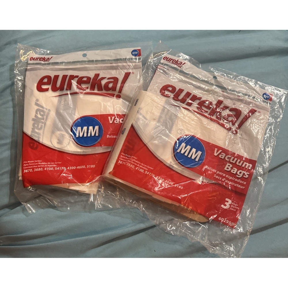 New Sealed Lot Of 2 Eureka OEM Style MM Bags Part 60295, 60295C (3 In Each)
